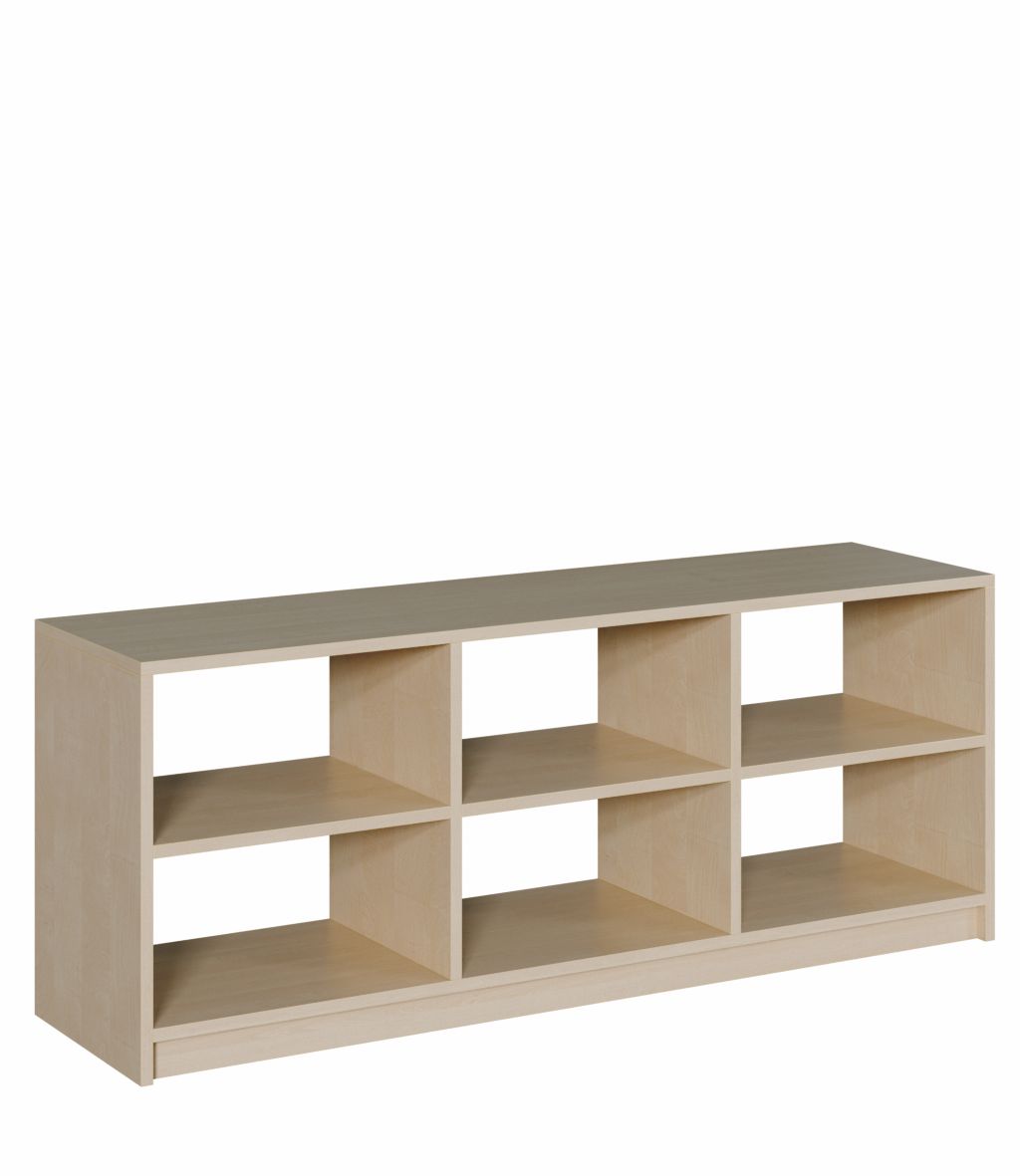 K Raumteilerschrank 60 cm, 6 offene Fächer